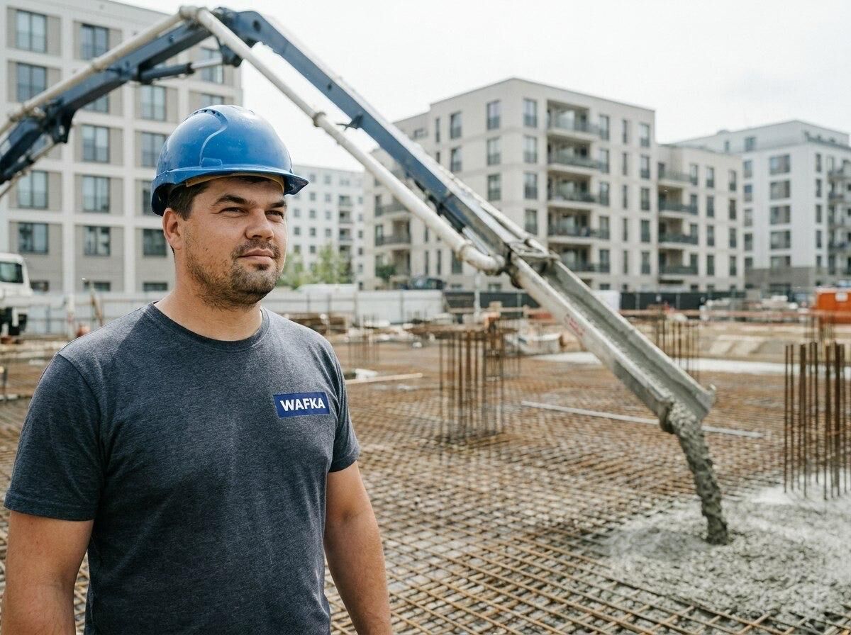 WAFKA Projektleiter auf einer Berliner Wohnbaustelle